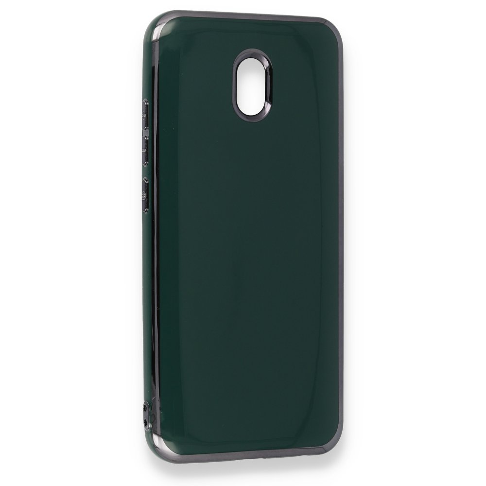 Redmi 8A Kılıf İkon Silikon - Koyu Yeşil Redmi 8A Kılıf İkon Silikon - Koyu Yeşil