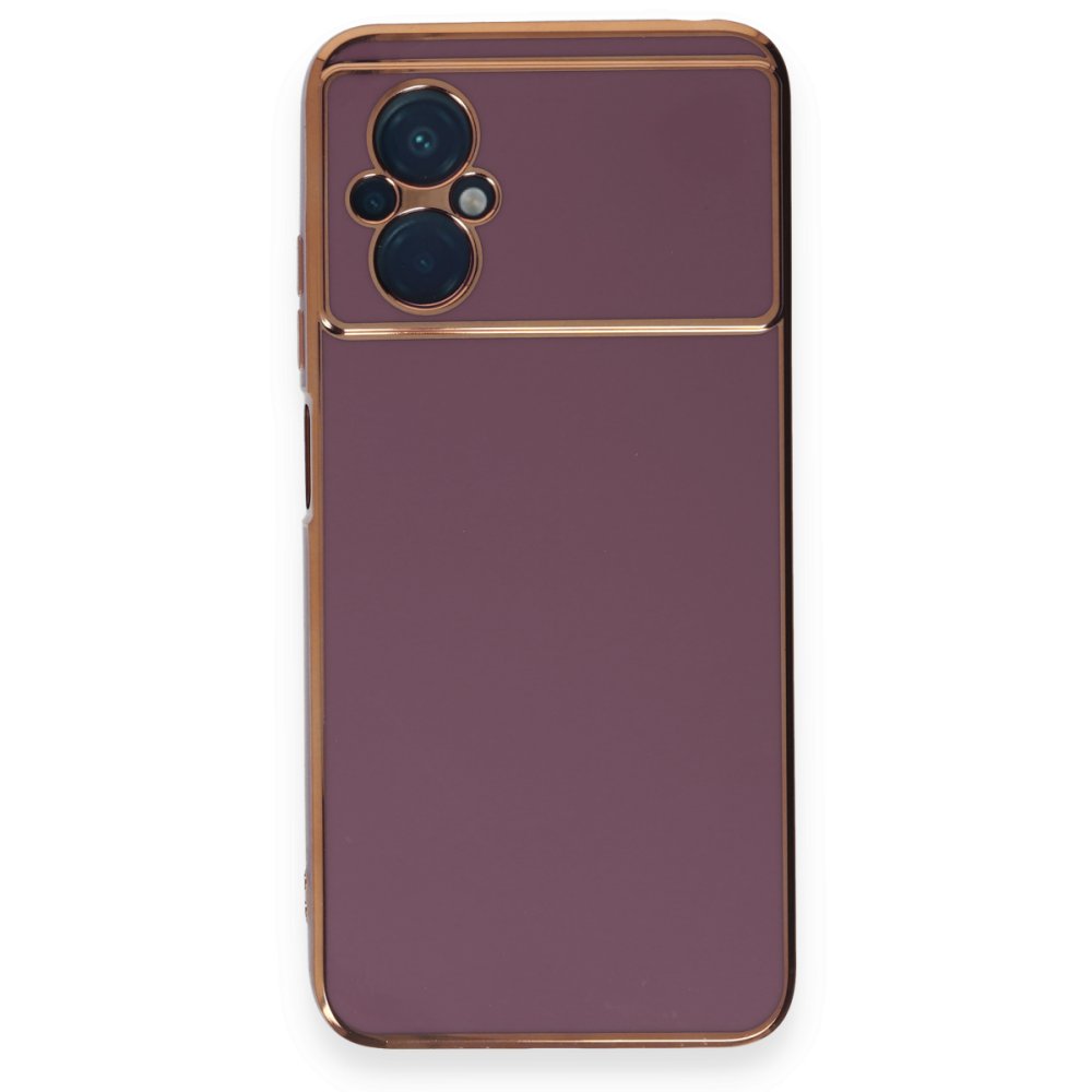  Xiaomi Poco M5 Kılıf Volet Silikon - Mor