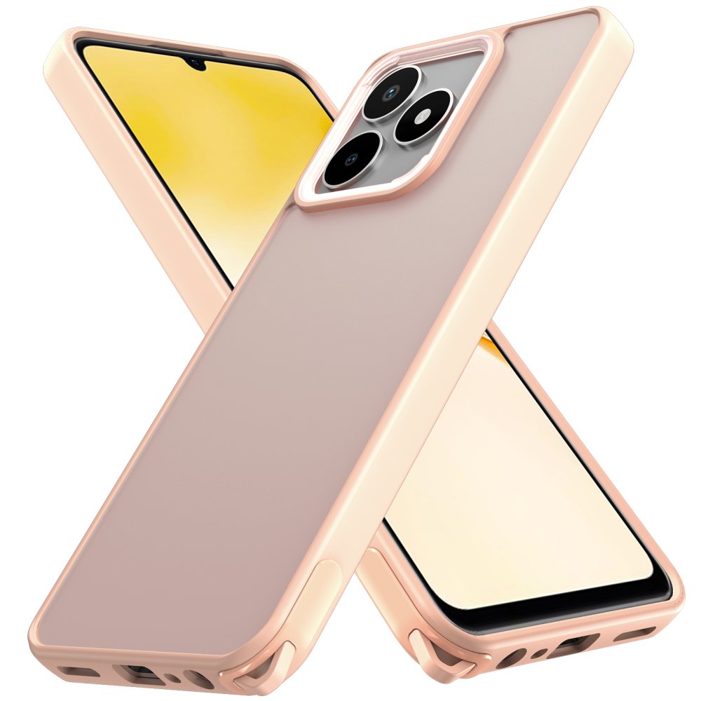 Realme C53 Kılıf Elegant Kapak - Pudra Realme C53 Kılıf Elegant Kapak - Pudra