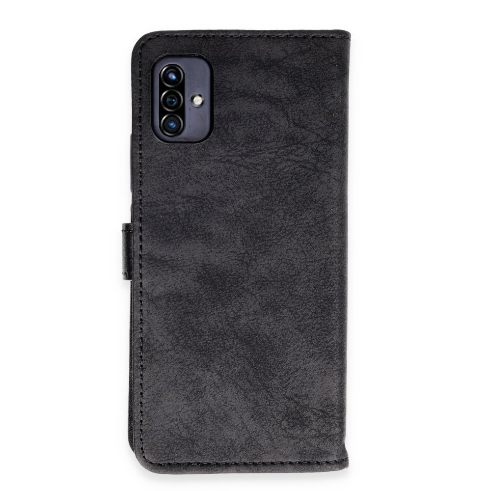  Reeder P13 Blue Max 2022 128GB Kılıf Trend S Plus Kapaklı Kılıf - Siyah