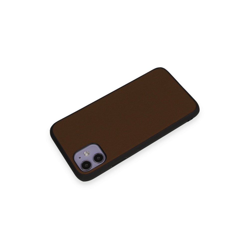  iPhone 11 Kılıf Taft Kapak - Kahverengi