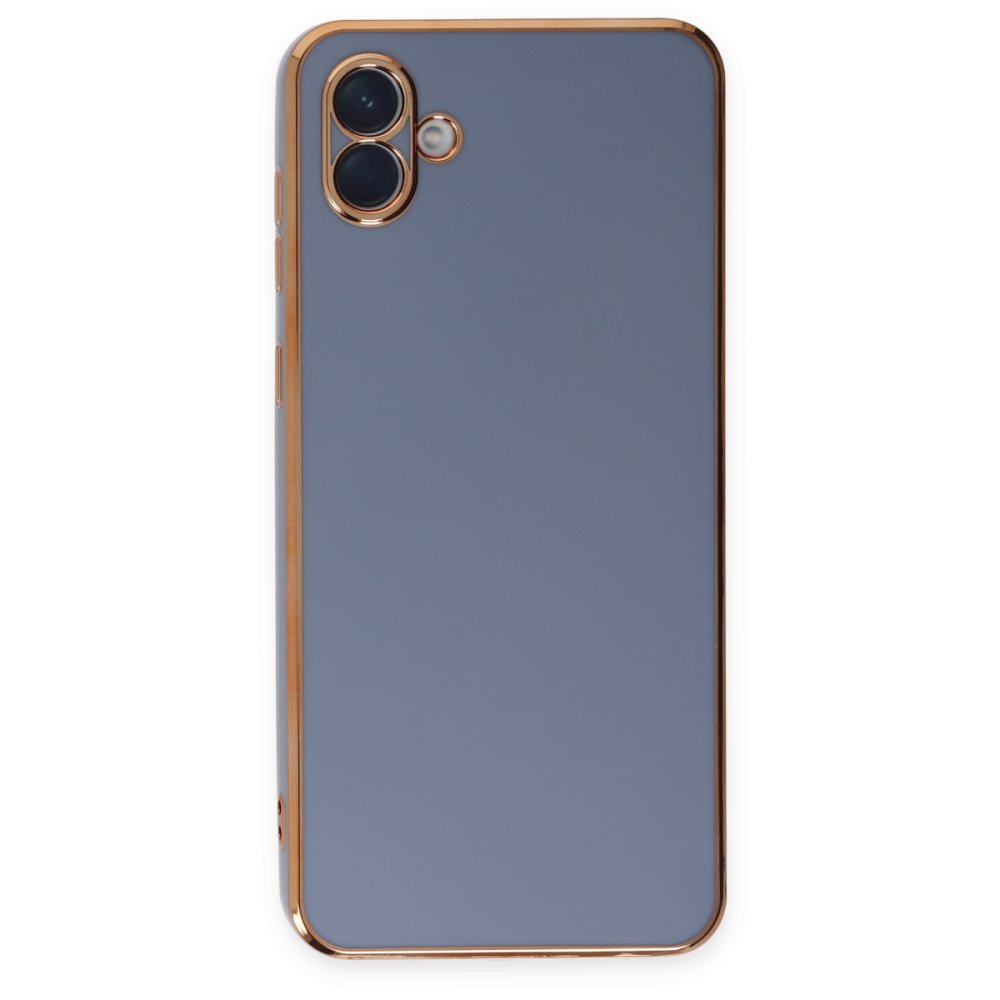  Samsung Galaxy A04 Kılıf Volet Silikon - Mavi