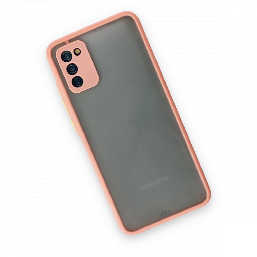  Samsung Galaxy A02S Kılıf Montreal Silikon Kapak - Pembe