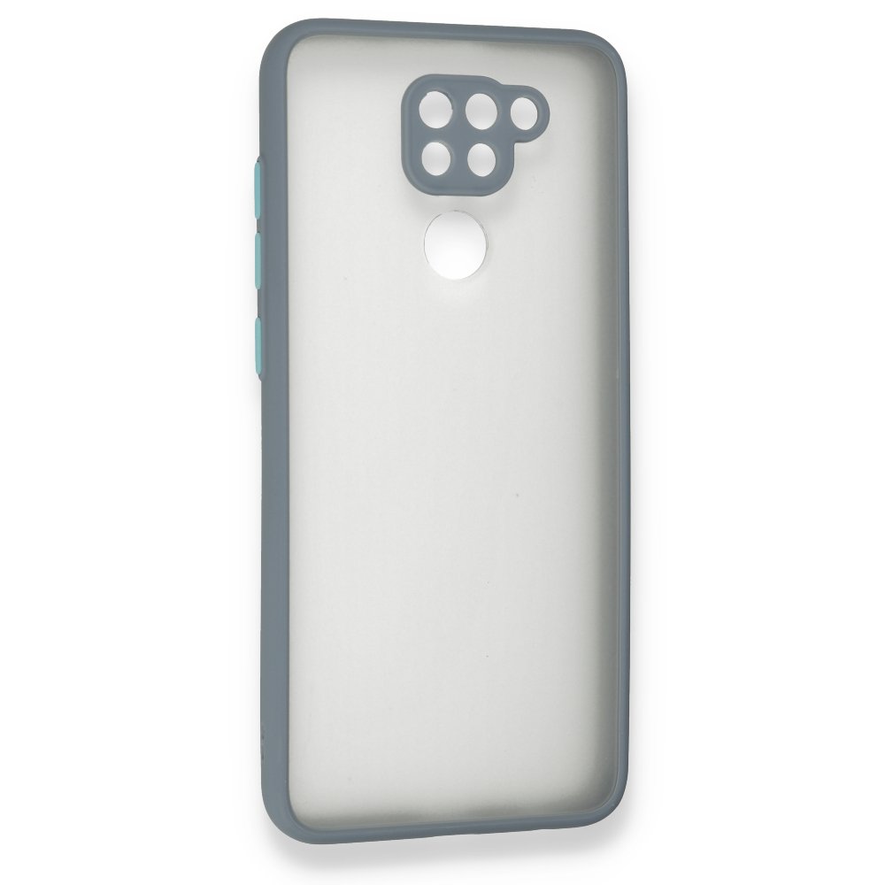 Redmi Note 9 Kılıf Montreal Silikon Kapak - Gri Redmi Note 9 Kılıf Montreal Silikon Kapak - Gri