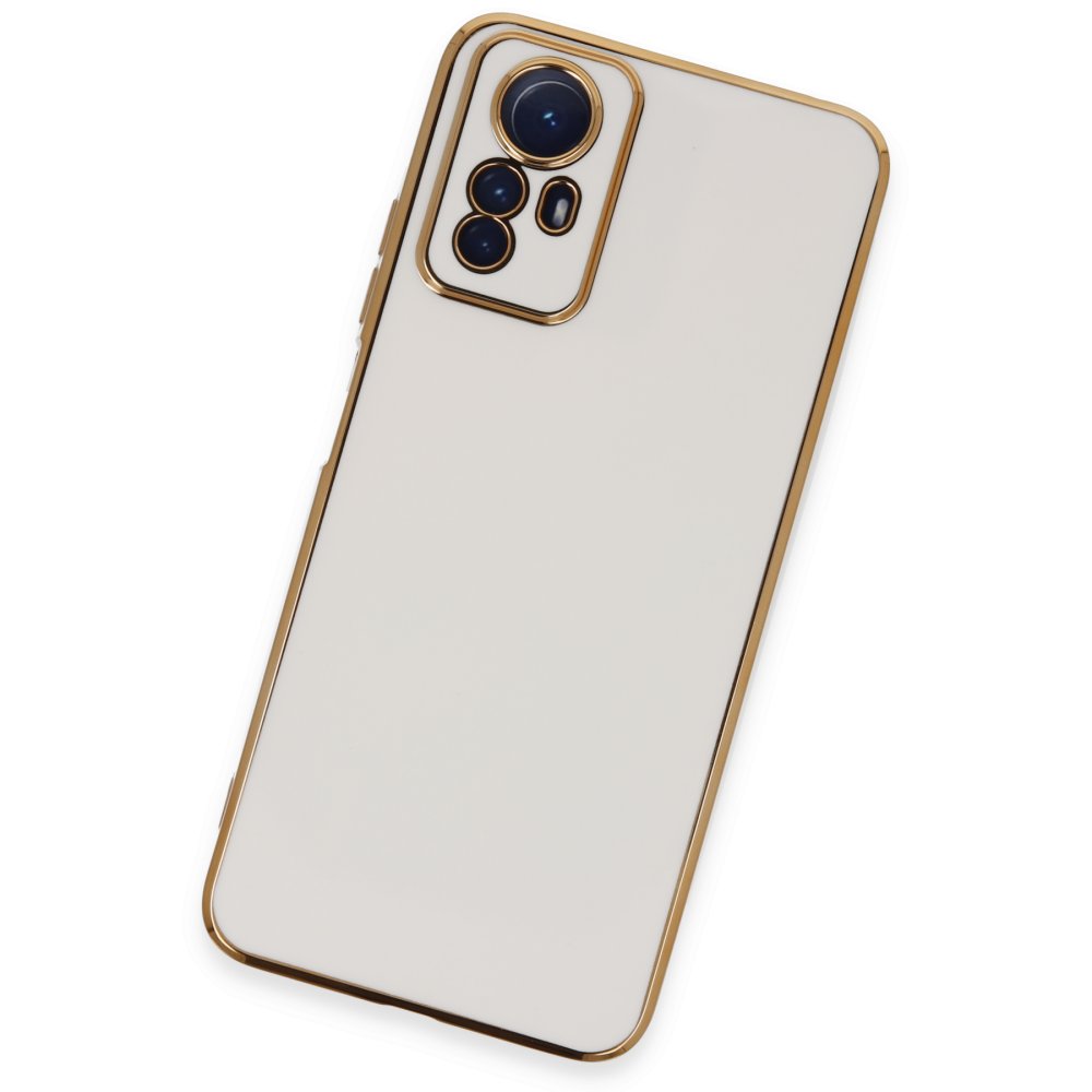 Redmi Note 12S Kılıf Volet Silikon - Beyaz