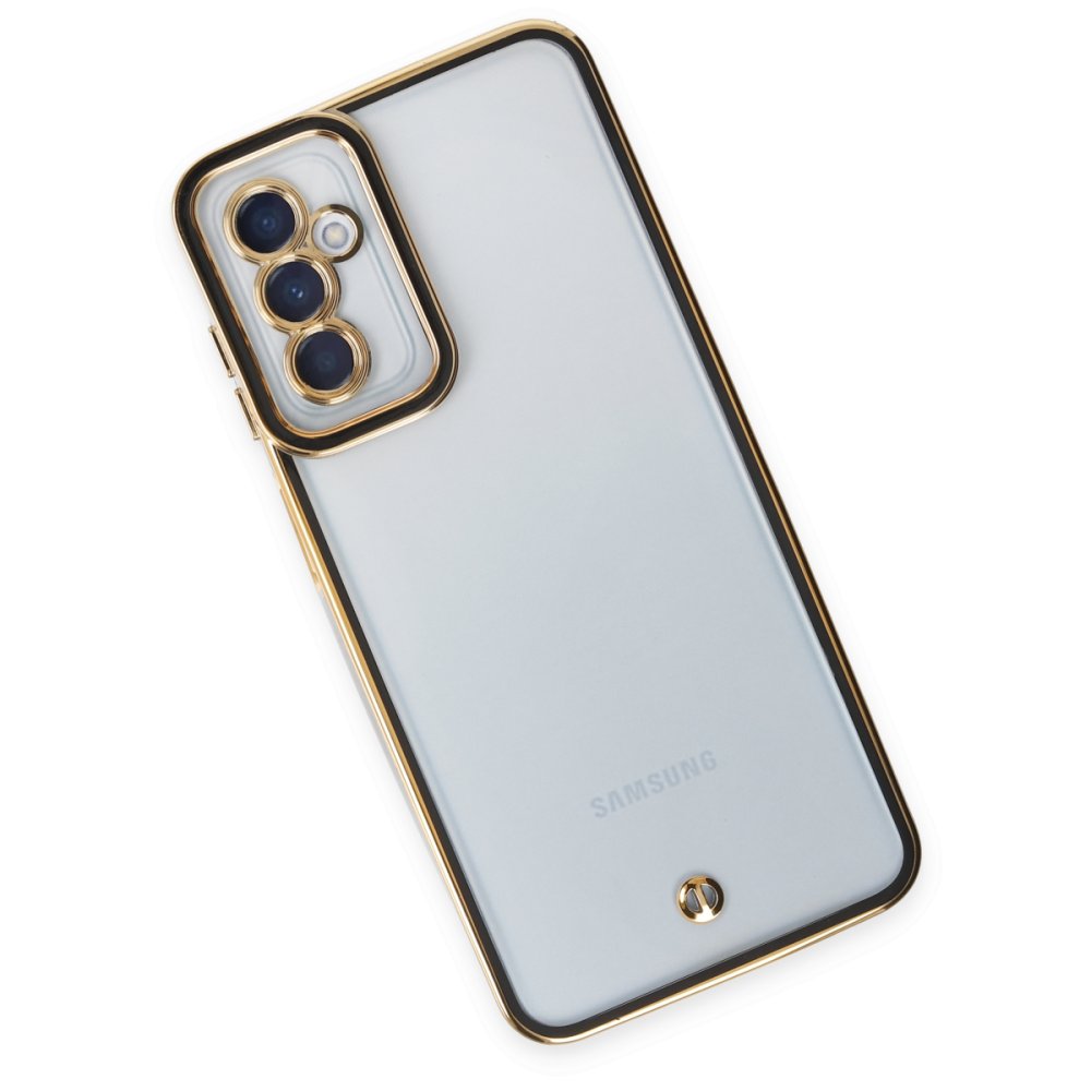  Samsung Galaxy A04S Kılıf Liva Lens Silikon - Siyah
