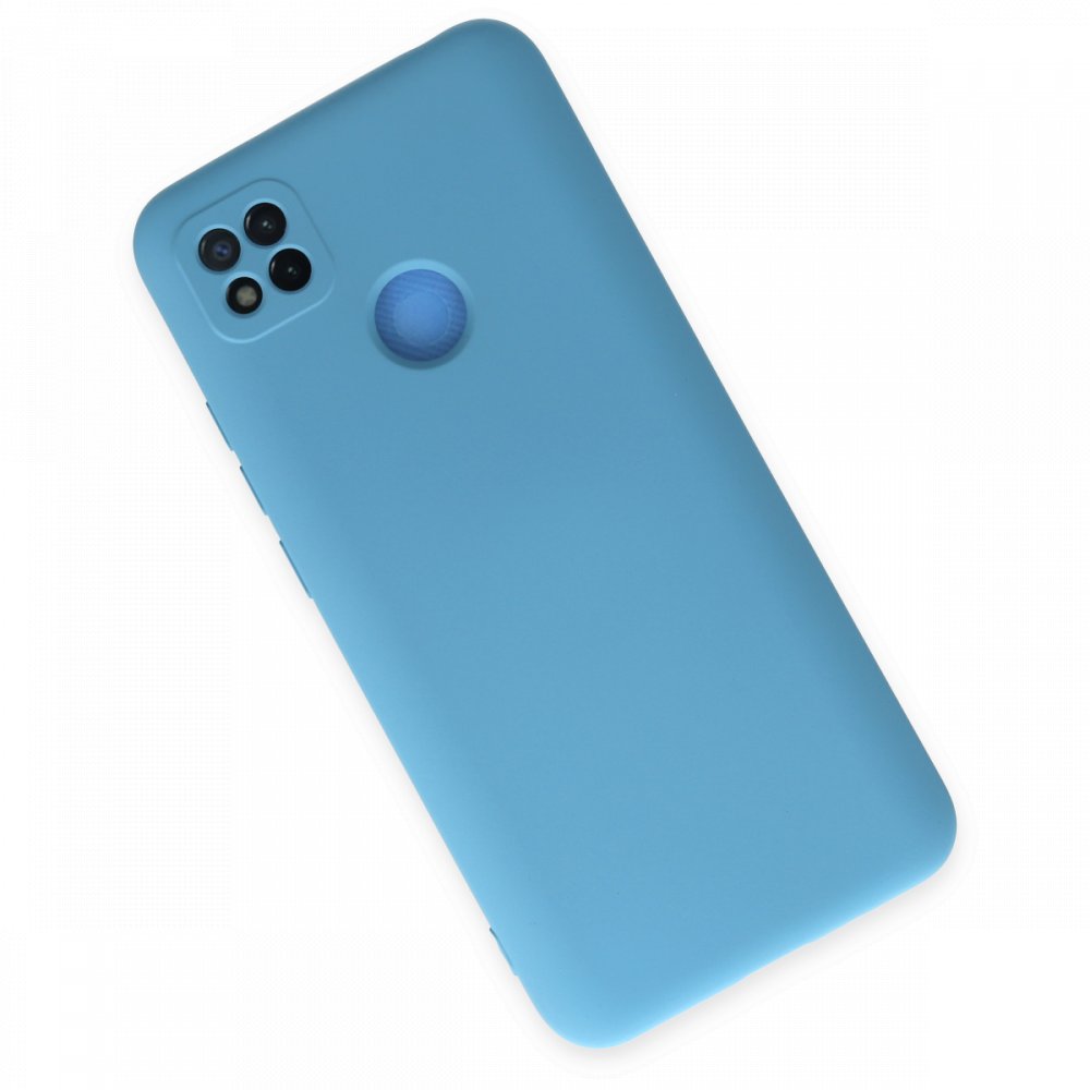 Redmi 9C Kılıf Nano içi Kadife Silikon - Mavi