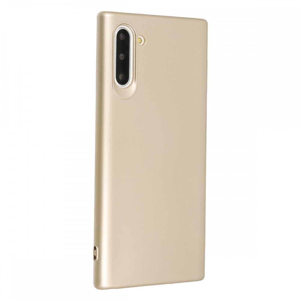  Samsung Galaxy Note 10 Kılıf First Silikon - Gold