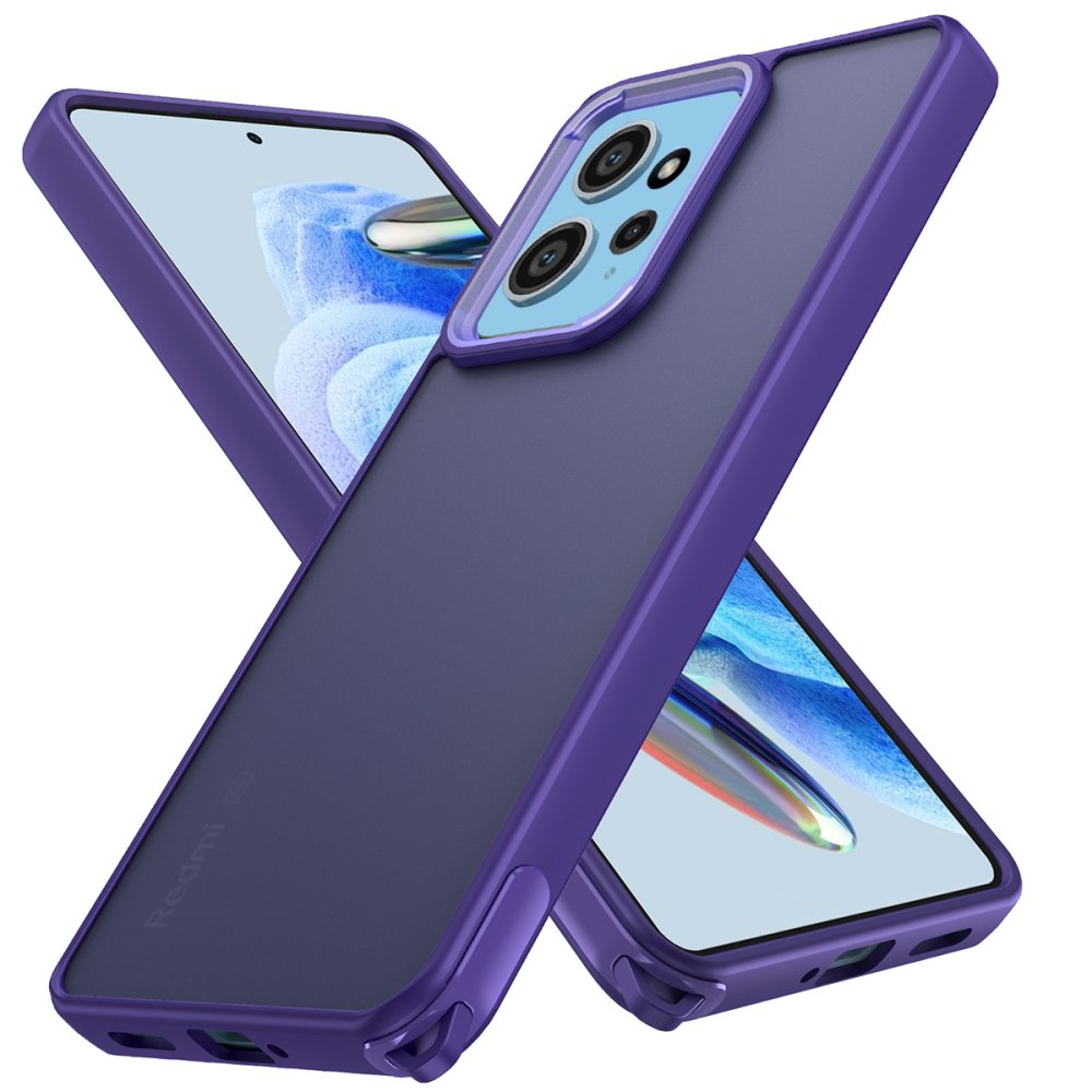 Redmi Note 12 4G Kılıf Elegant Kapak - Derin Mor