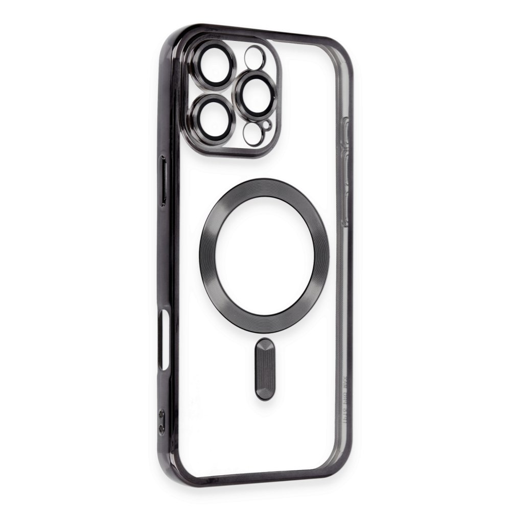 iPhone 16 Pro Kılıf Kross Magneticsafe Kapak - Siyah  iPhone 16 Pro Kılıf Kross Magneticsafe Kapak - Siyah