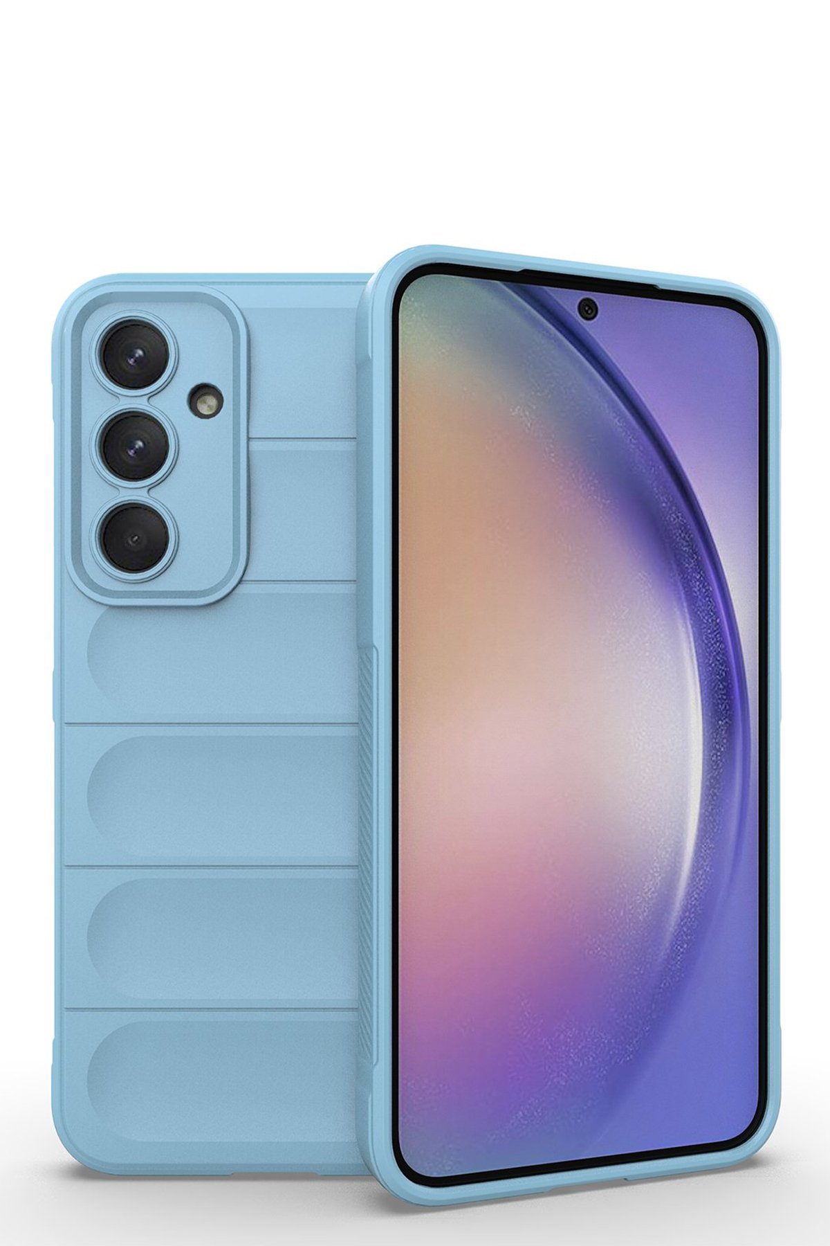  Samsung Galaxy M14 5G Kılıf Optimum Silikon - Sky Blue