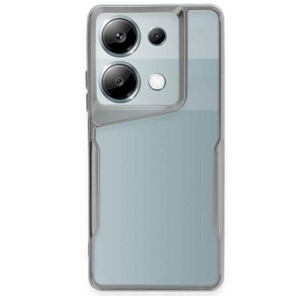 Redmi Note 13 Pro 5G Kılıf Boyi Silikon Kapak - Gümüş Redmi Note 13 Pro 5G Kılıf Boyi Silikon Kapak - Gümüş