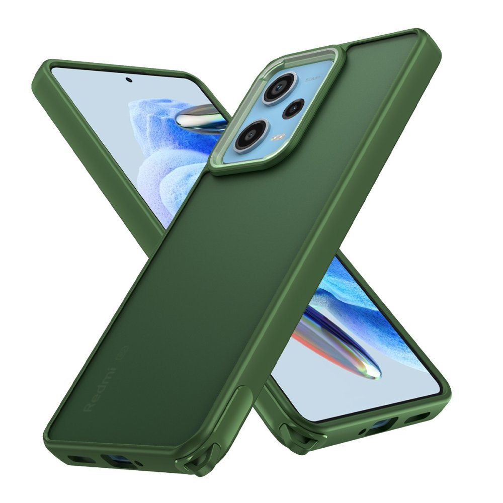 Redmi Note 12 Pro 5G Kılıf Elegant Kapak - Yeşil