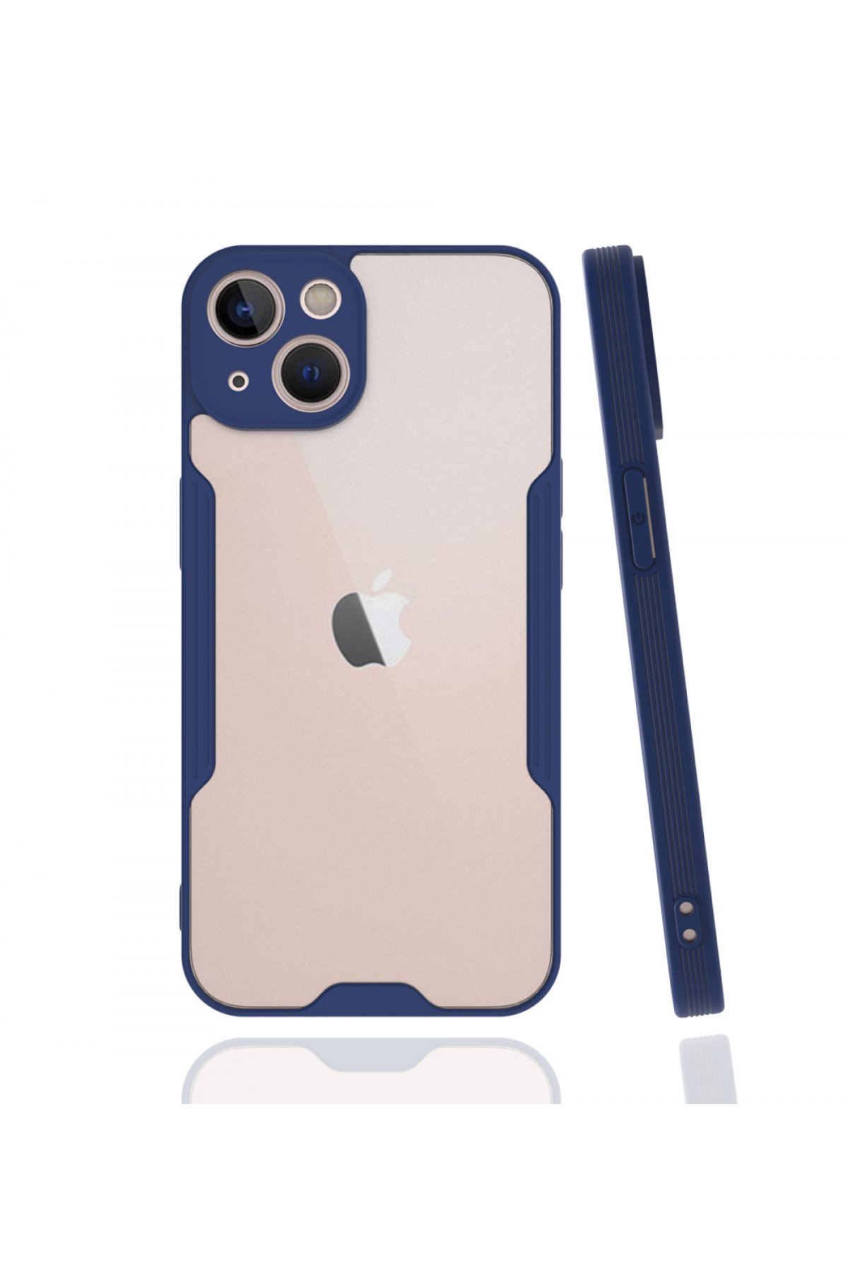  iPhone 13 Kılıf Platin Silikon - Lacivert