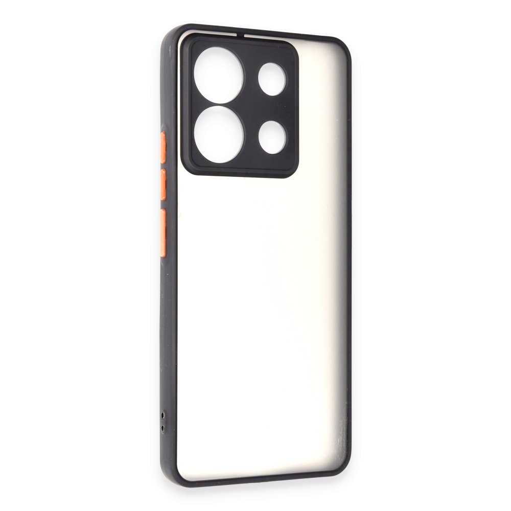 Redmi Note 13 5G Kılıf Montreal Silikon Kapak - Siyah Redmi Note 13 5G Kılıf Montreal Silikon Kapak - Siyah
