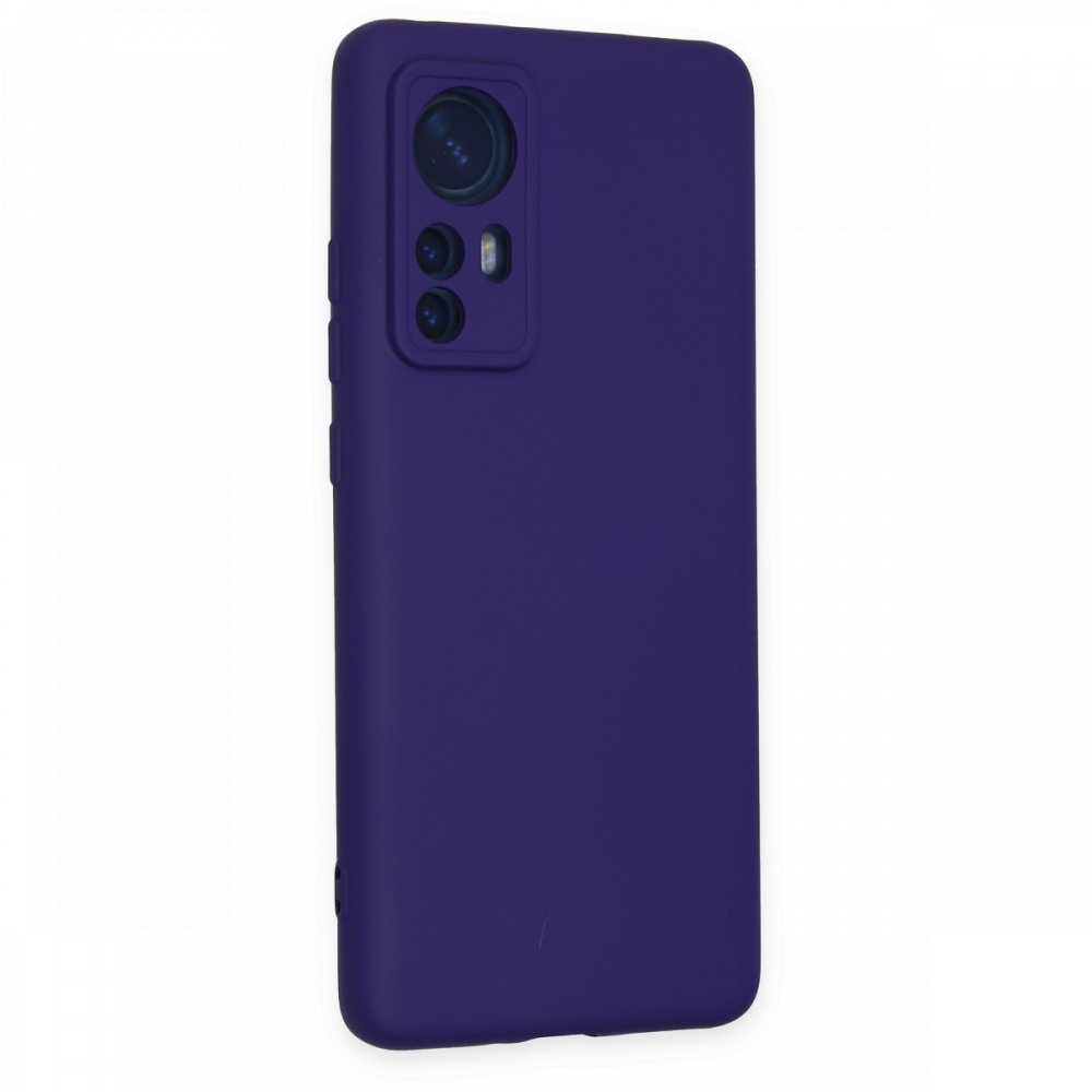  Xiaomi Mi 12 Kılıf Nano içi Kadife Silikon - Mor