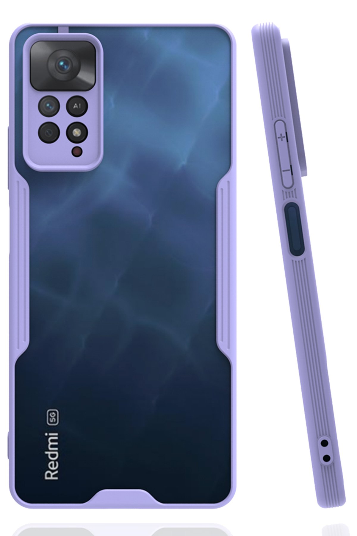 Redmi Note 11 Pro Kılıf Platin Silikon - Lila