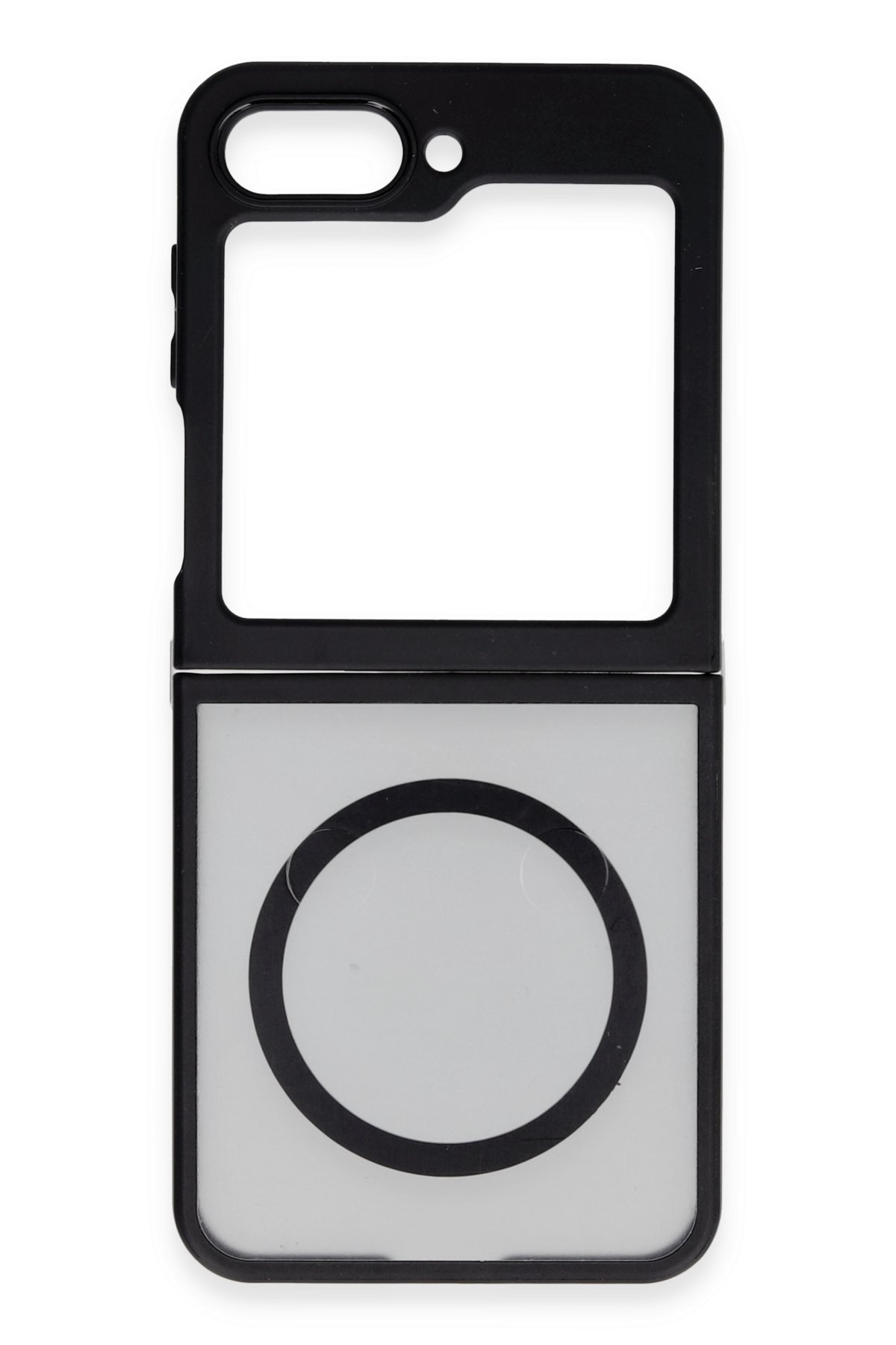  Samsung Galaxy Z Flip 5 Kılıf Blur Fold Magsafe Kapak - Mat Siyah