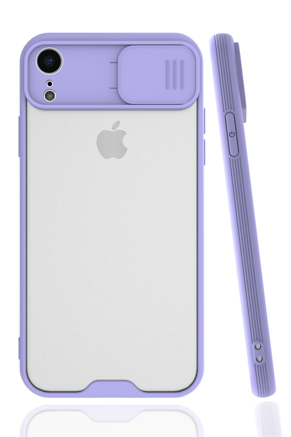 iPhone XR Kılıf Platin Kamera Koruma Silikon - Lila iPhone XR Kılıf Platin Kamera Koruma Silikon - Lila