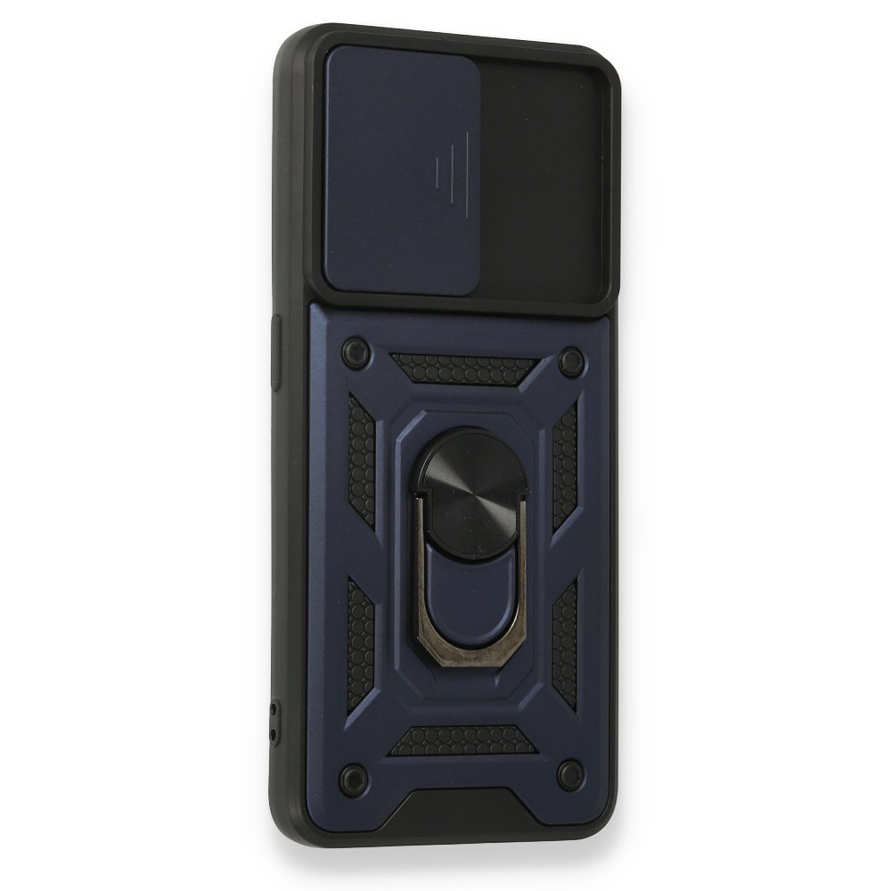 Oppo A74 4G Kılıf Pars Lens Yüzüklü Silikon - Lacivert  Oppo A74 4G Kılıf Pars Lens Yüzüklü Silikon - Lacivert