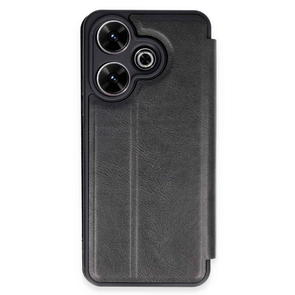 Redmi 13 4G Kılıf Flip Cover - Siyah