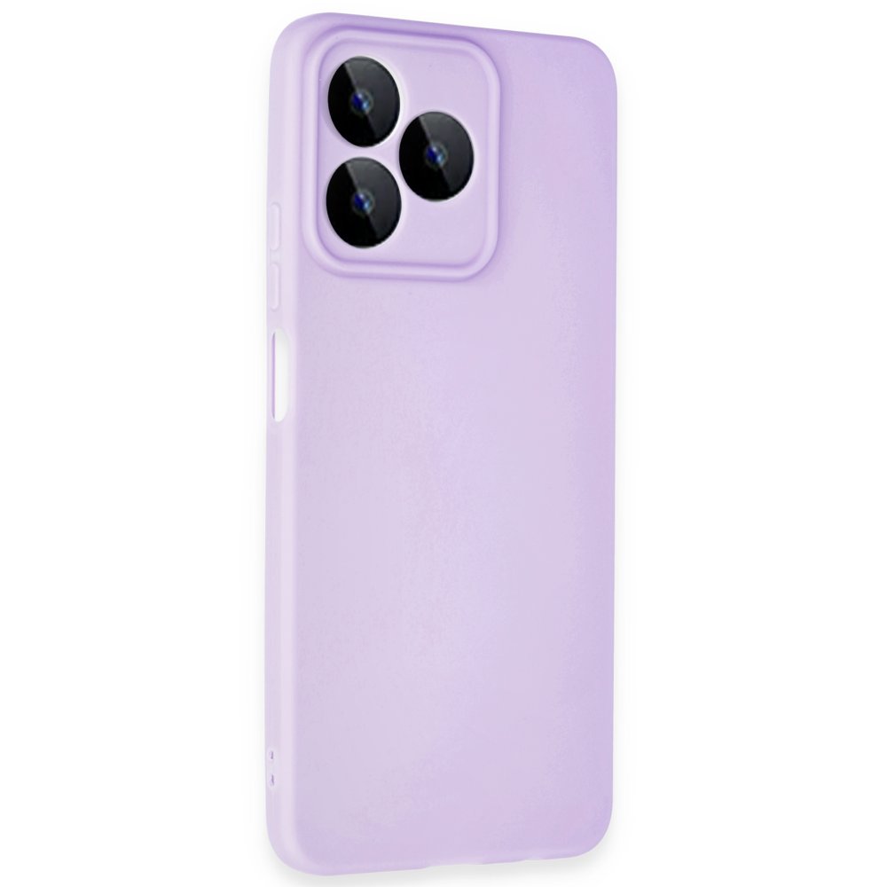 Realme Note 50 4G Kılıf First Silikon - Lila Realme Note 50 4G Kılıf First Silikon - Lila