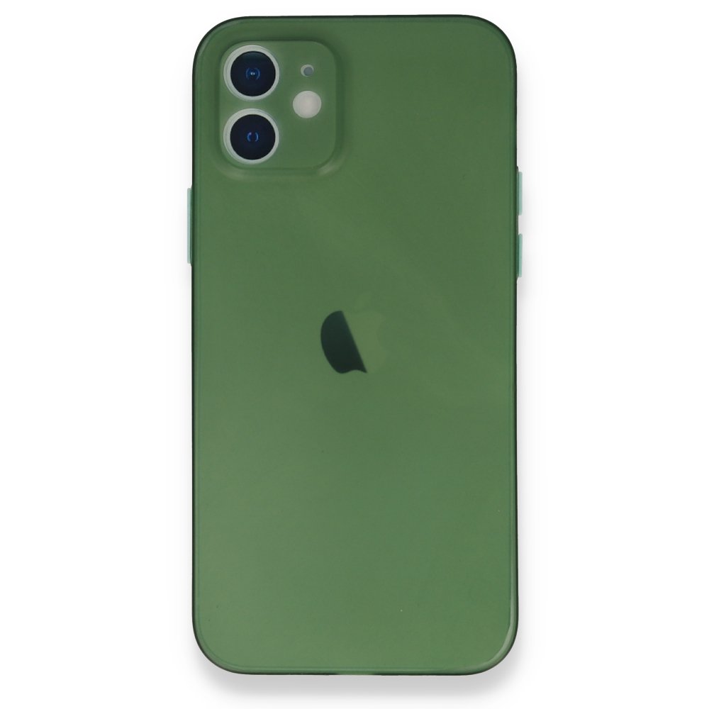  iPhone 12 Mini Kılıf PP Ultra İnce Kapak - Yeşil