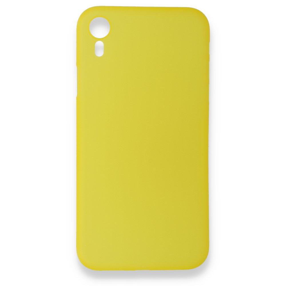  iPhone XR Kılıf PP Ultra İnce Kapak - Sarı