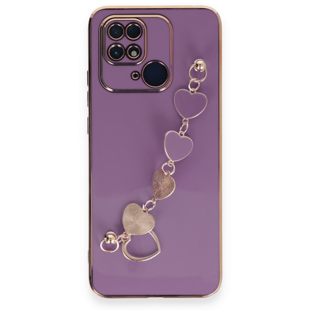 Xiaomi Poco C40 Kılıf Esila Silikon - Mor Xiaomi Poco C40 Kılıf Esila Silikon - Mor