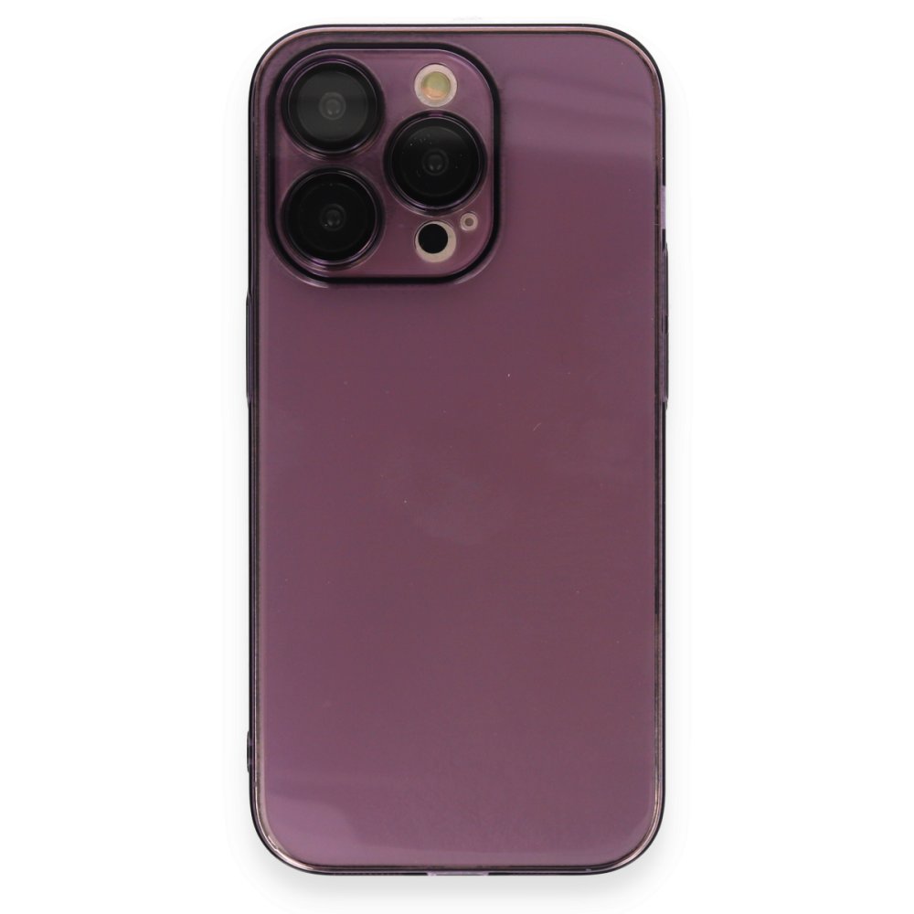 iPhone 14 Pro Kılıf Armada Lensli Kapak - Derin Mor  iPhone 14 Pro Kılıf Armada Lensli Kapak - Derin Mor