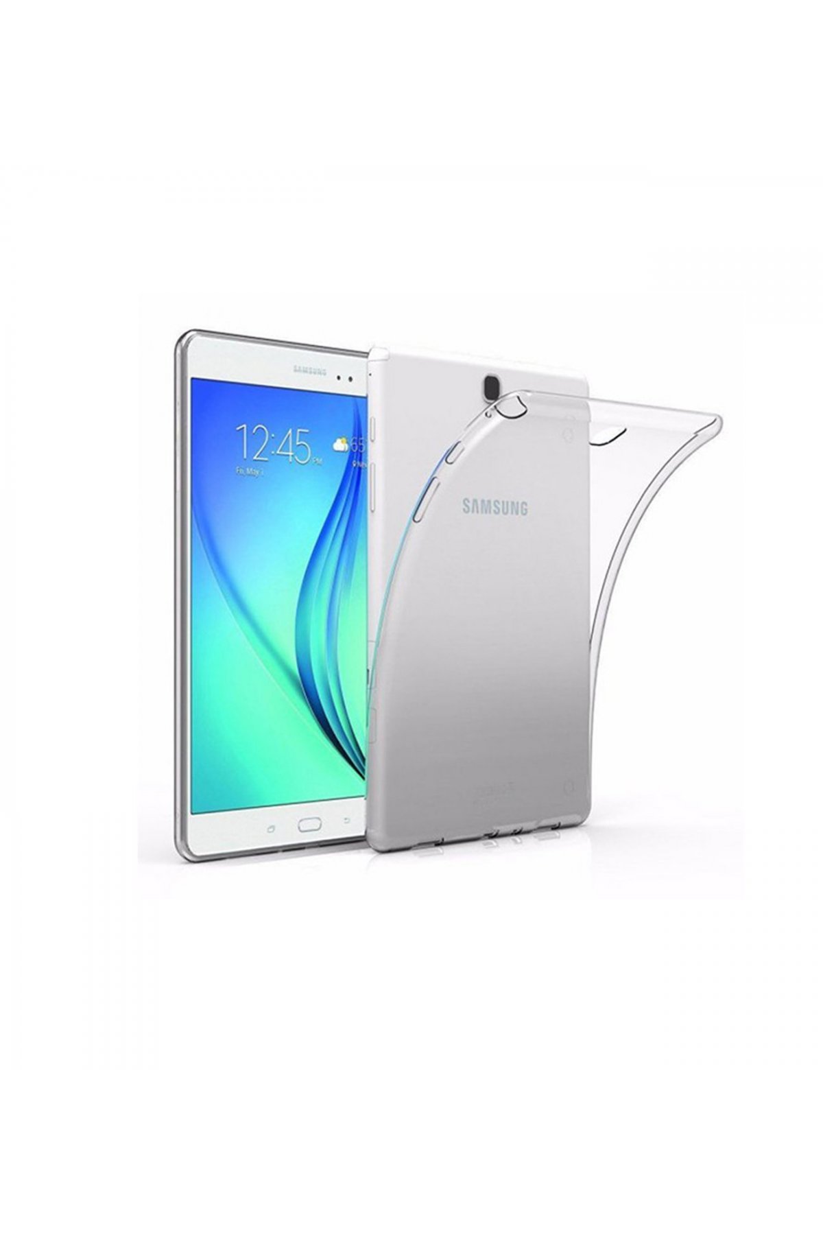  Samsung Galaxy T560 Tab E 9.7 Kılıf Tablet Şeffaf Silikon