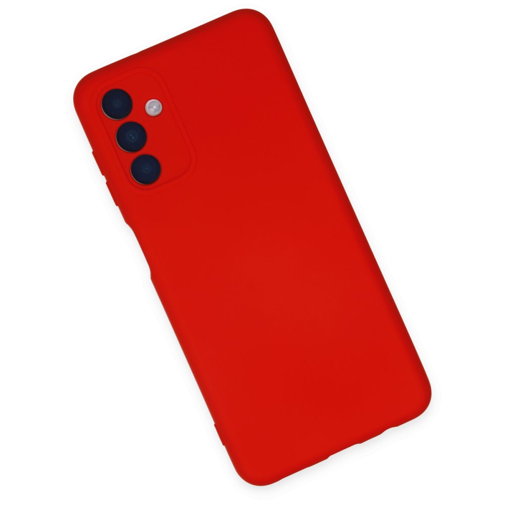  Samsung Galaxy A04S Kılıf Nano içi Kadife Silikon - Kırmızı