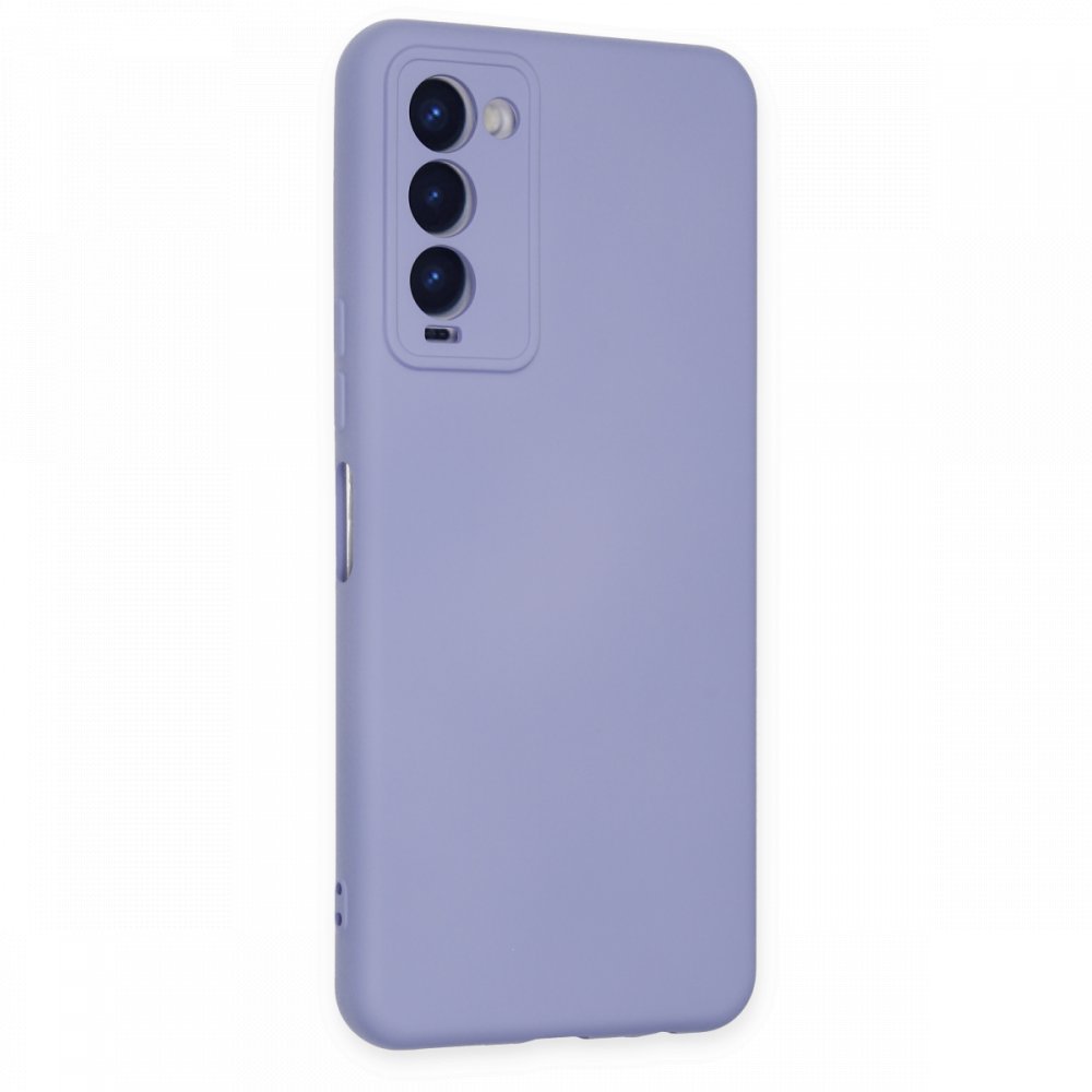 Tecno Camon 18T Kılıf Nano içi Kadife Silikon - Lila Tecno Camon 18T Kılıf Nano içi Kadife Silikon - Lila