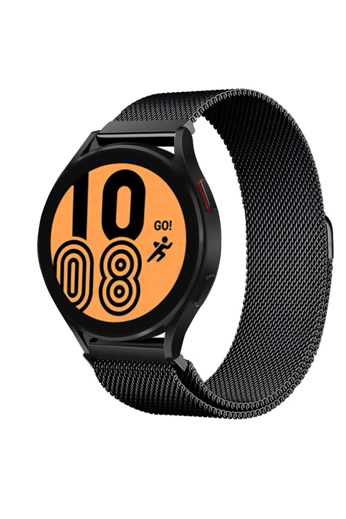  Watch 20mm Metal Mıknatıslı Kordon - Siyah