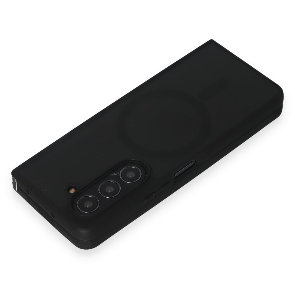  Samsung Galaxy Z Fold 5 Kılıf Blur Fold Magsafe Kapak - Mat Siyah