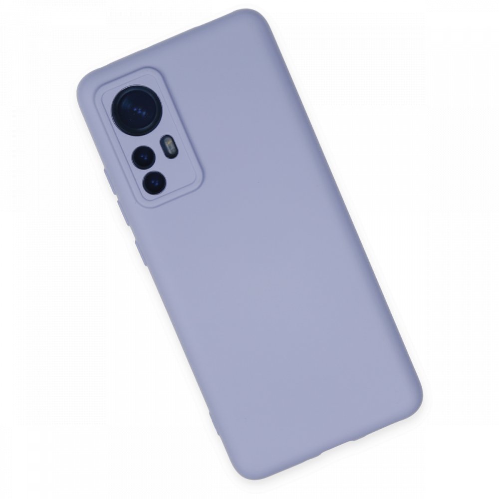  Xiaomi Mi 12 Kılıf Nano içi Kadife Silikon - Lila