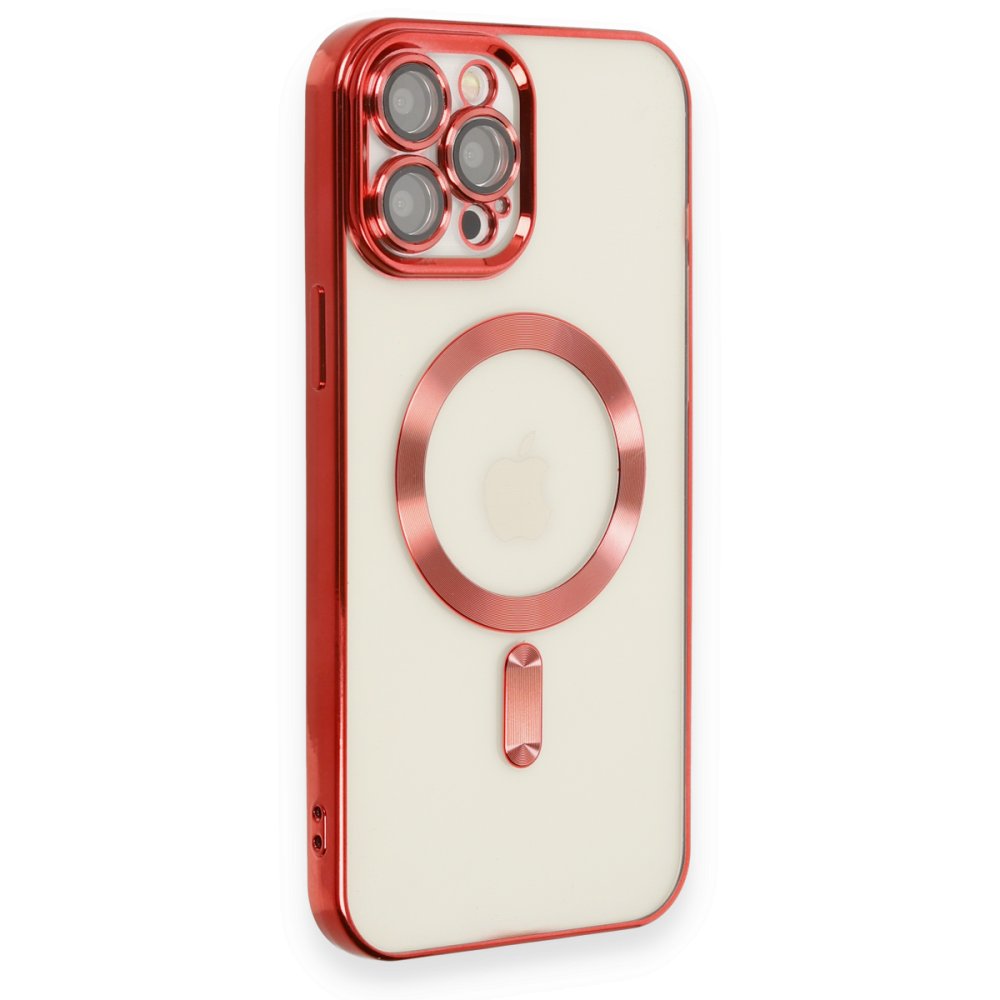  iPhone 12 Pro Max Kılıf Kross Magneticsafe Kapak - Kırmızı