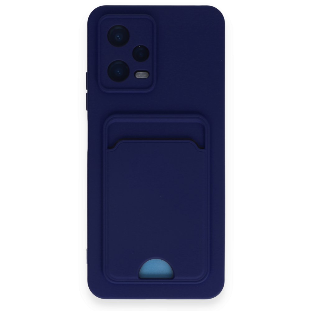 Xiaomi Poco X5 5G Kılıf Kelvin Kartvizitli Silikon - Lacivert