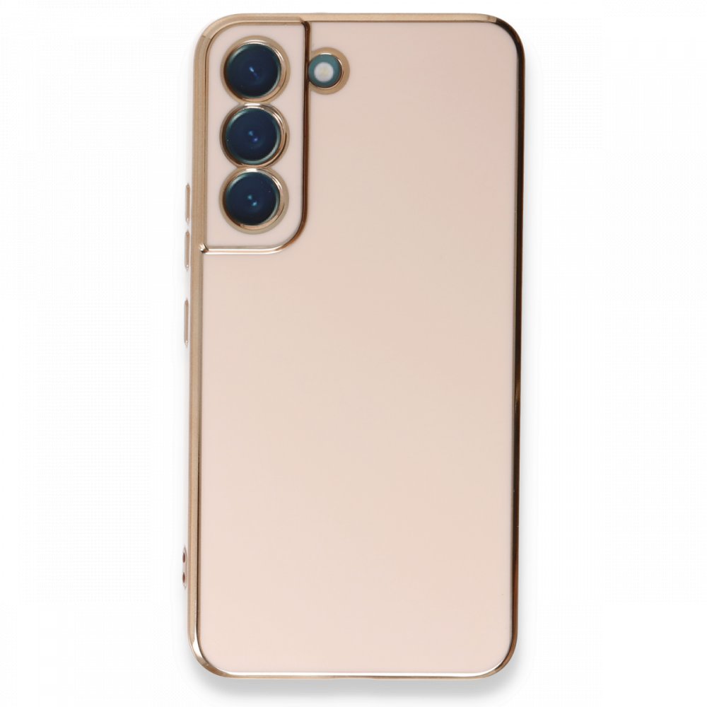  Samsung Galaxy S22 Plus Kılıf Volet Silikon - Pembe