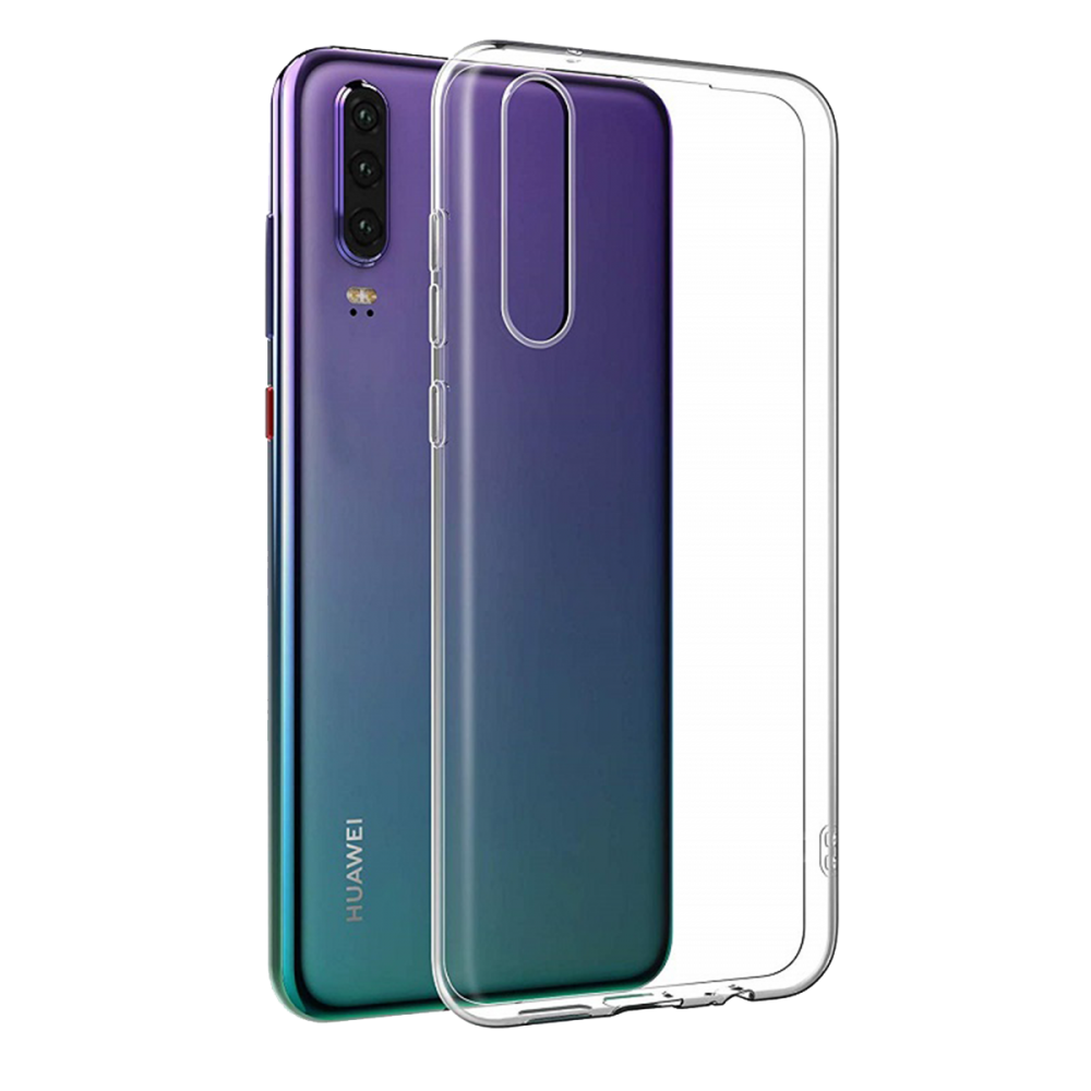  Huawei P30 Kılıf Lüx Şeffaf Silikon