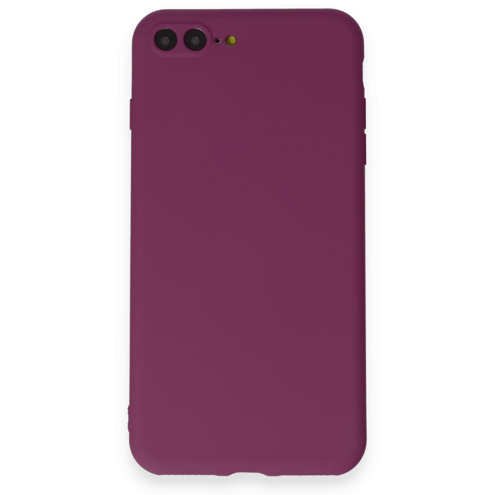  iPhone 8 Plus Kılıf First Silikon - Mürdüm