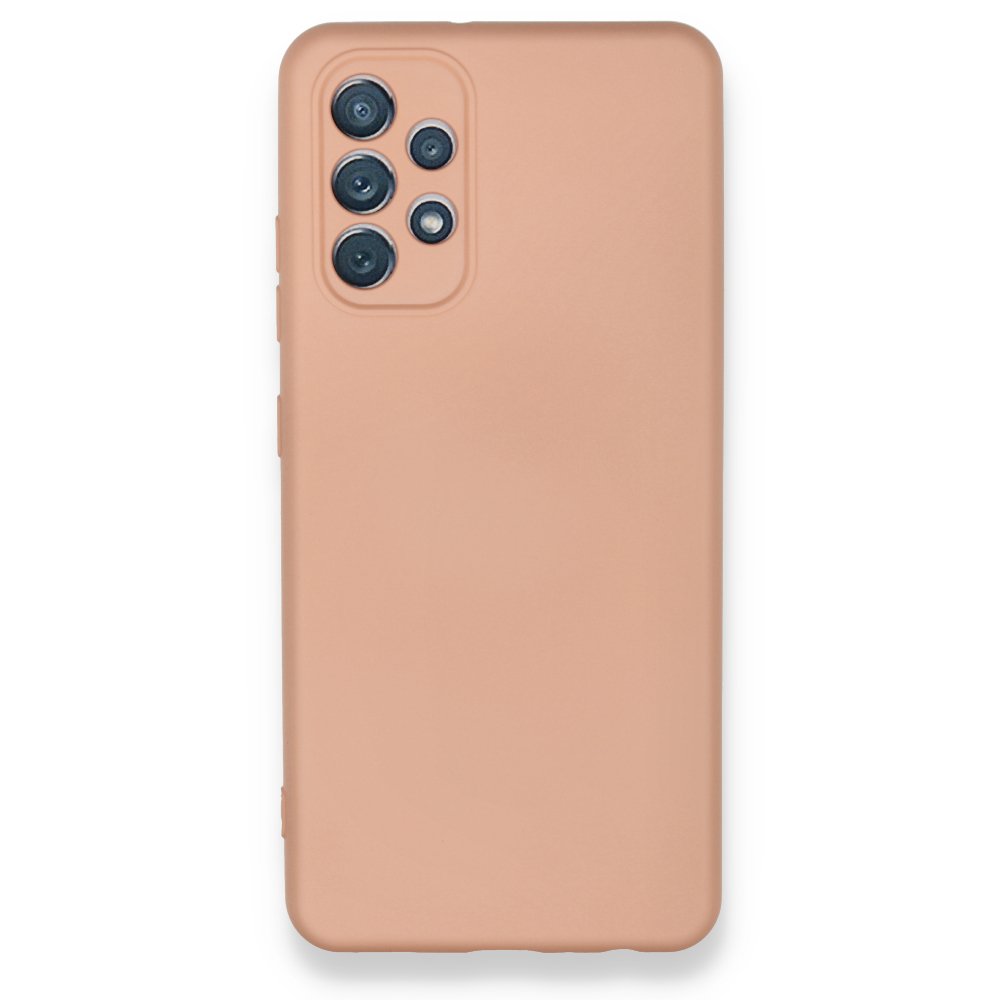  Samsung Galaxy A32 Kılıf Nano içi Kadife Silikon - Pudra