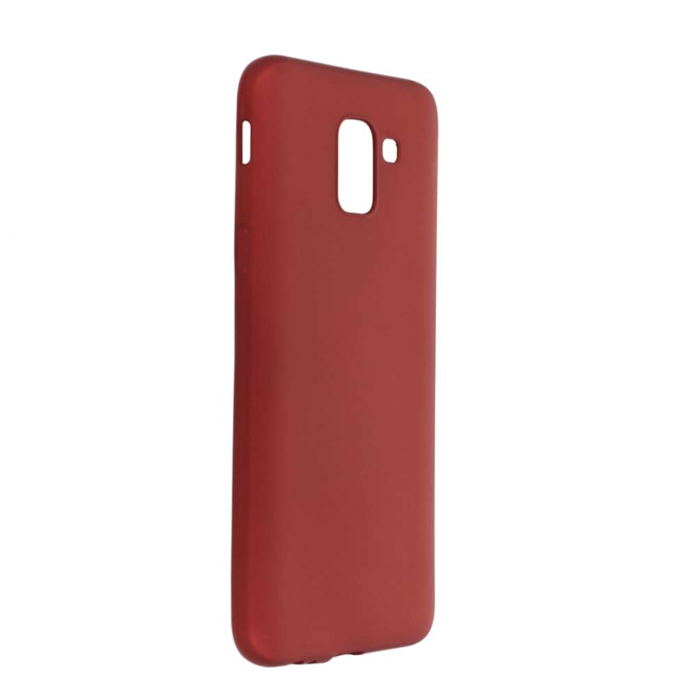  Samsung Galaxy J6 Kılıf First Silikon - Bordo