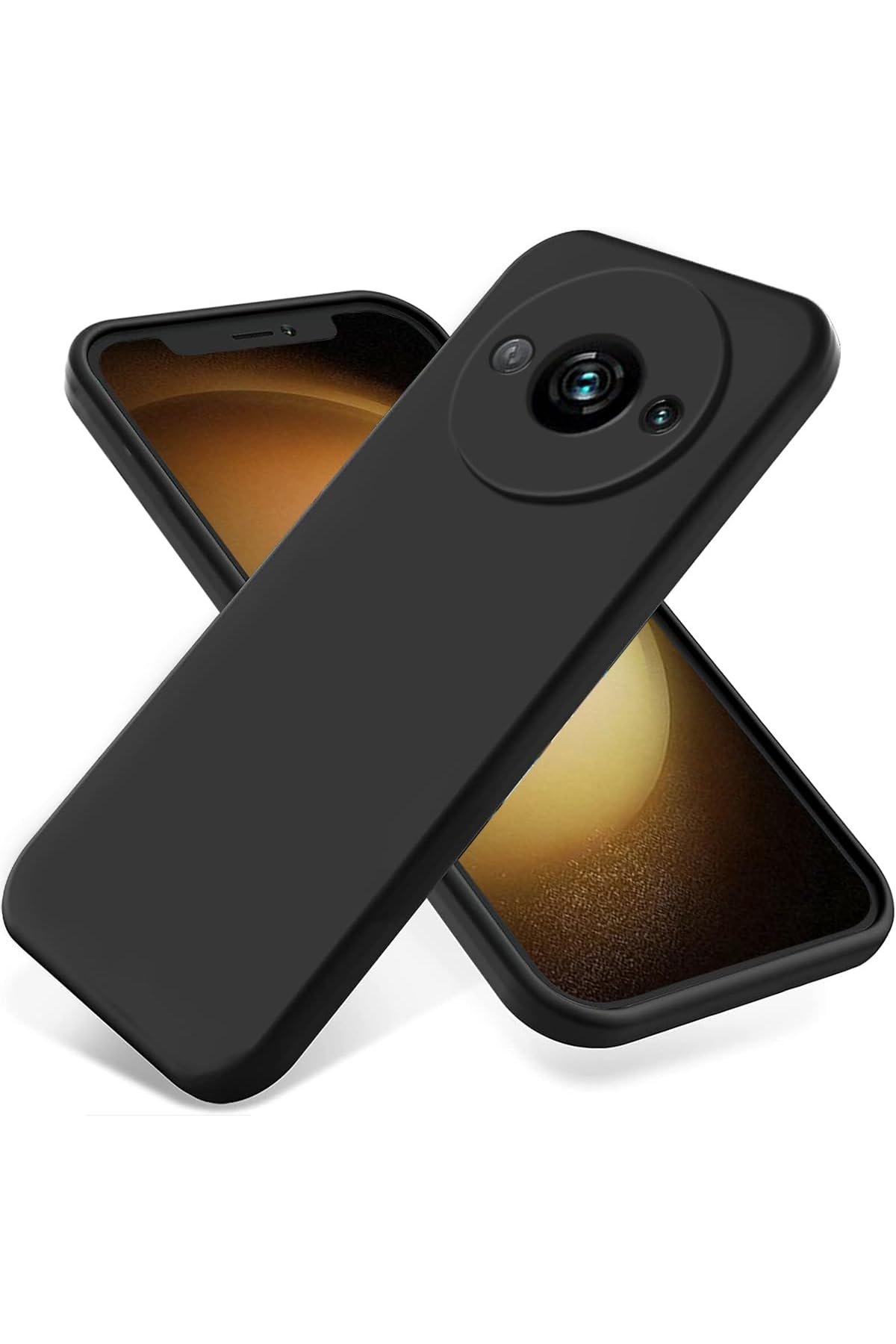 Xiaomi Poco C61 Kılıf First Silikon - Siyah Xiaomi Poco C61 Kılıf First Silikon - Siyah