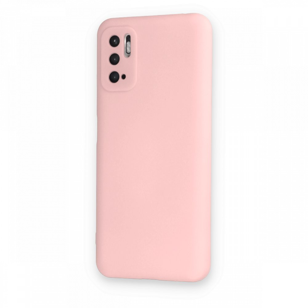  Xiaomi Poco M3 Pro Kılıf Nano içi Kadife Silikon - Pudra