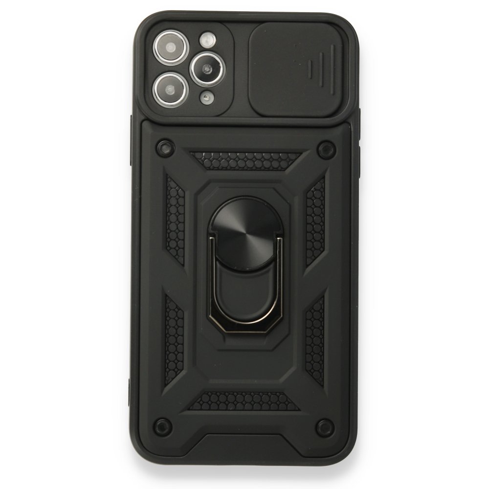 iPhone 11 Pro Max Kılıf Pars Lens Yüzüklü Silikon - Siyah iPhone 11 Pro Max Kılıf Pars Lens Yüzüklü Silikon - Siyah