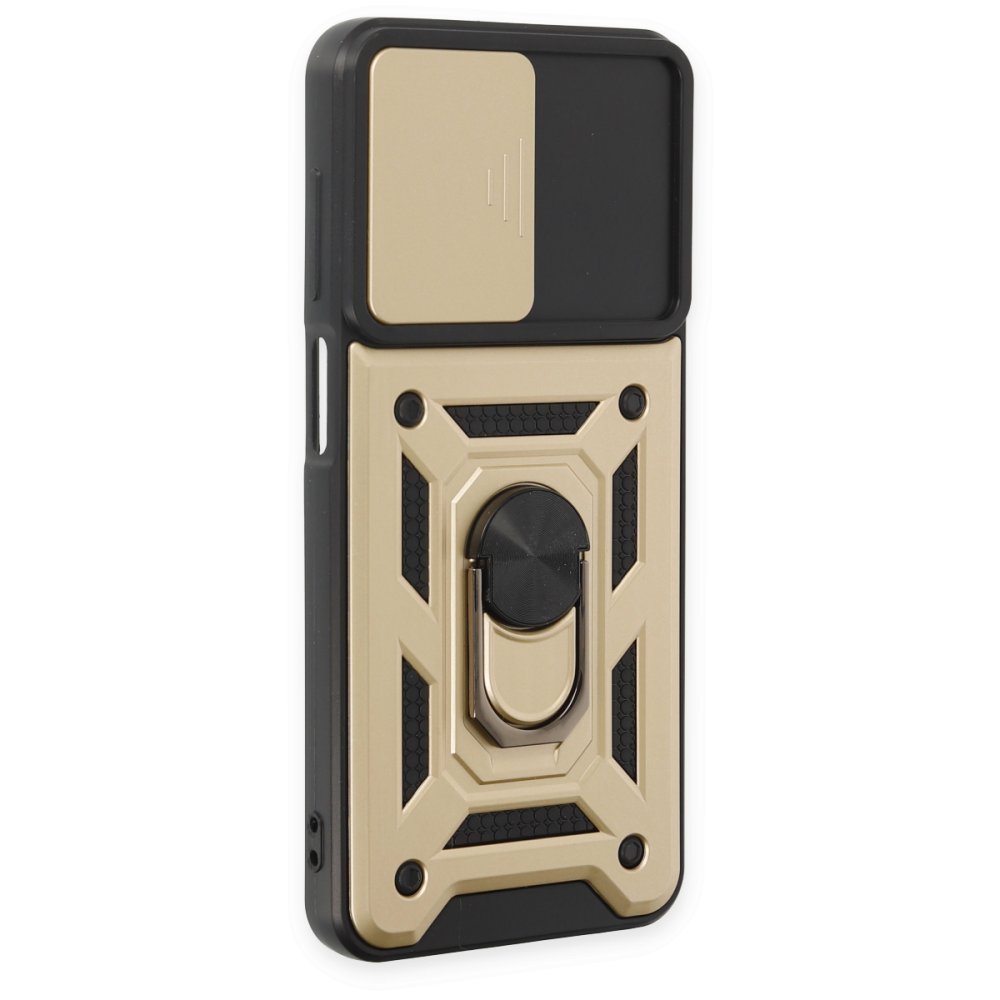 Samsung Galaxy M23 Kılıf Pars Lens Yüzüklü Silikon - Gold Samsung Galaxy M23 Kılıf Pars Lens Yüzüklü Silikon - Gold