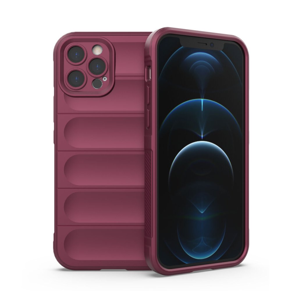  iPhone 12 Pro Kılıf Optimum Silikon - Bordo