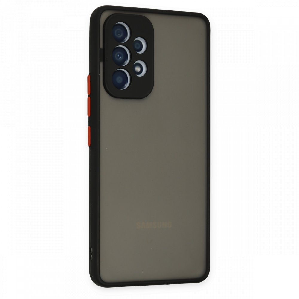  Samsung Galaxy A23 4G Kılıf Montreal Silikon Kapak - Siyah