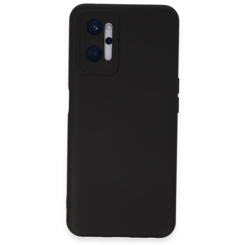  Realme 9i 4G Kılıf Nano içi Kadife Silikon - Siyah